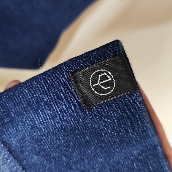 Rag & Bone Terry Sweatshirt, Heathered Indigo Blue, Size Medium, NEW - Picture 5 of 12